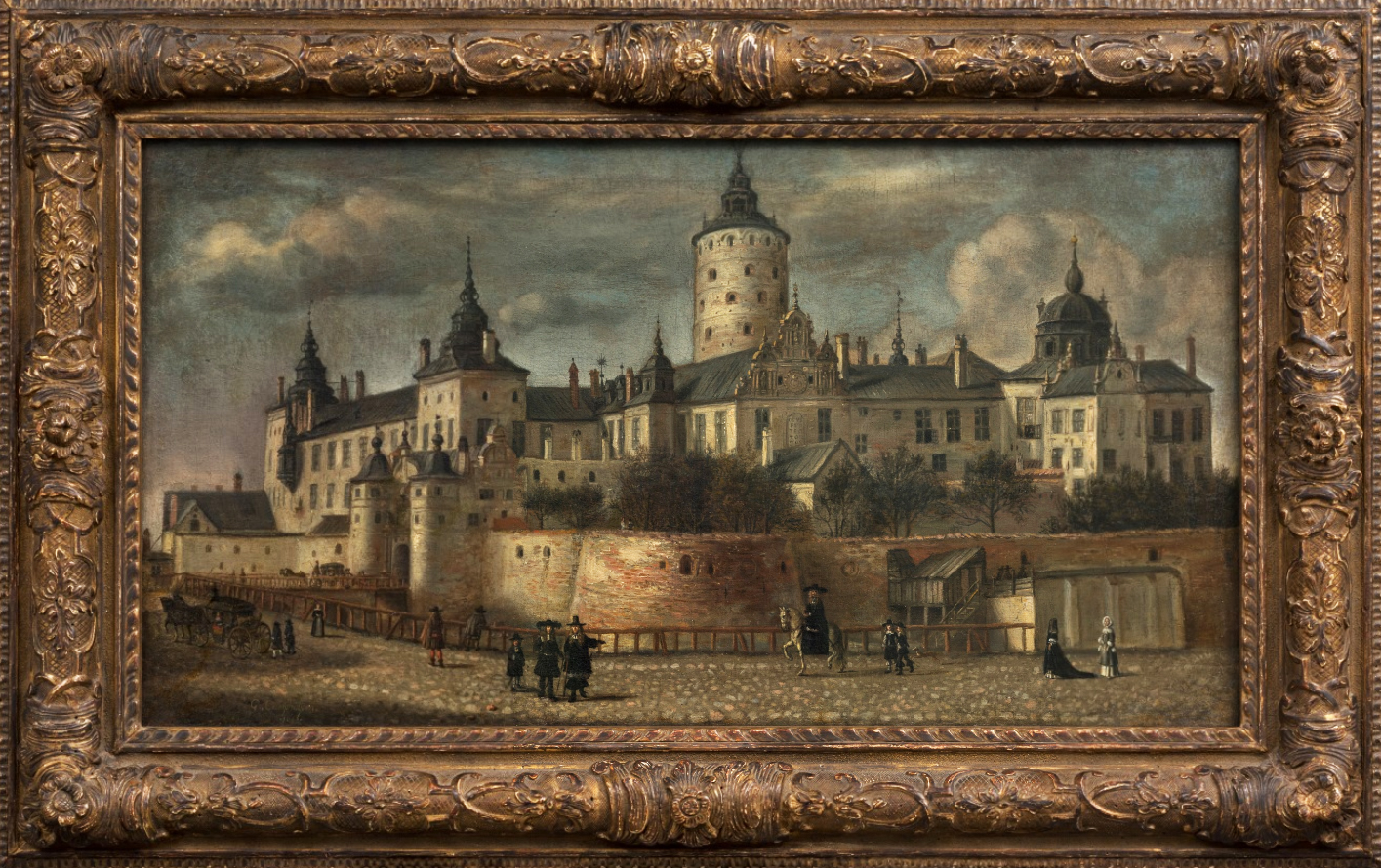 The Swedish royal palace, Tre Kronor, depicted by Dutch artist Govert Camphuysen in 1661. Stockholmskällan (CC-BY)